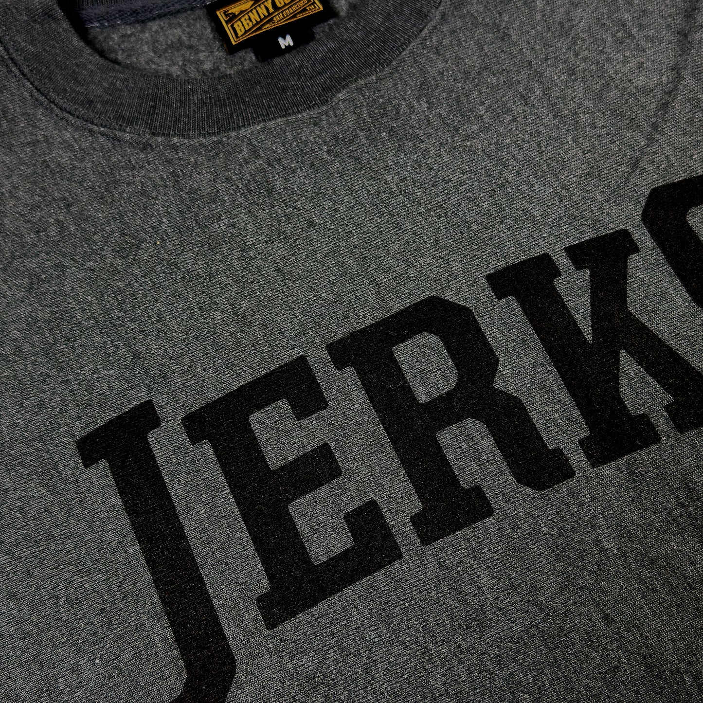 Jerks Villain - Champion Reverse Weave Crew - Heather Charcoal