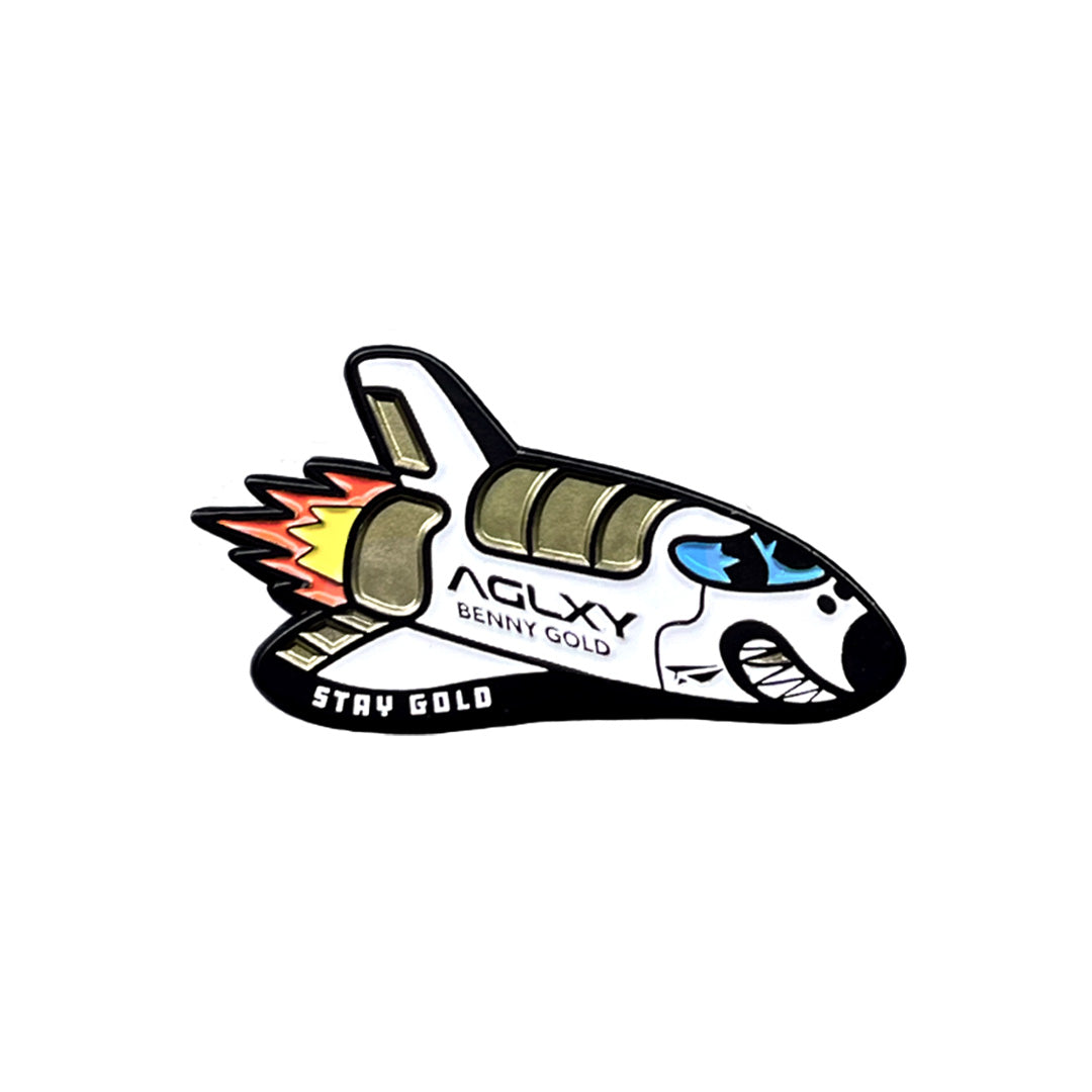 AGXLY Terry Gold Enamel Pin