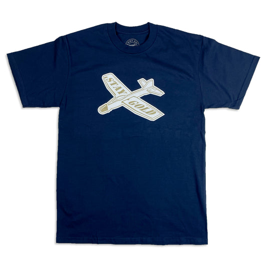 Stay Gold Glider Tee - Navy