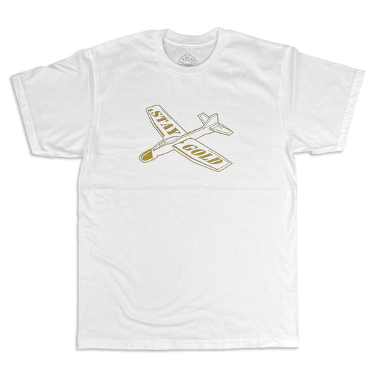 Stay Gold Glider Tee - White