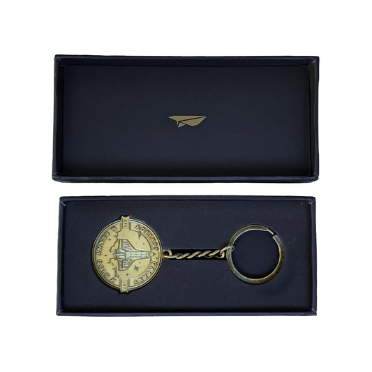 AGXLY Lift Off & Stay Gold Keychain