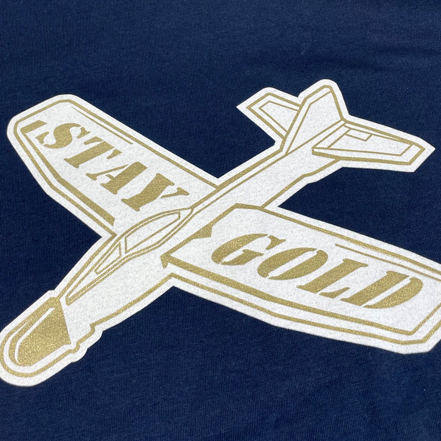 Stay Gold Glider Tee - Navy
