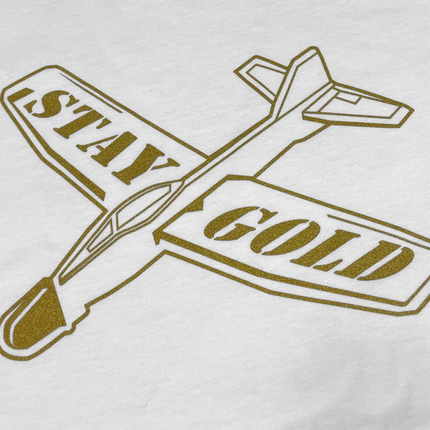 Stay Gold Glider Tee - White